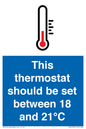 MV10744: This thermostat should be set between 18 and 21?C