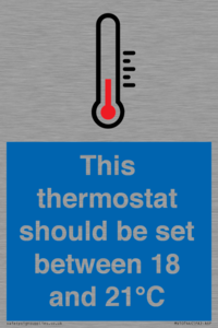 MV10744: This thermostat should be set between 18 and 21?C