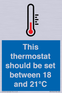 MV10744: This thermostat should be set between 18 and 21?C