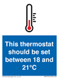 MV10744: This thermostat should be set between 18 and 21?C
