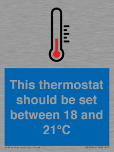 MV10744: This thermostat should be set between 18 and 21?C