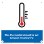 MV10744: This thermostat should be set between 18 and 21?C