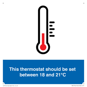 MV10744: This thermostat should be set between 18 and 21?C