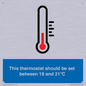 MV10744: This thermostat should be set between 18 and 21?C