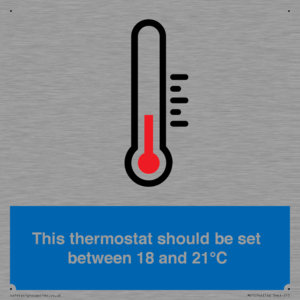 MV10744: This thermostat should be set between 18 and 21?C