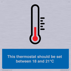 MV10744: This thermostat should be set between 18 and 21?C