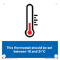 MV10744: This thermostat should be set between 18 and 21?C