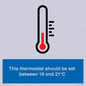 MV10744: This thermostat should be set between 18 and 21?C