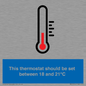 MV10744: This thermostat should be set between 18 and 21?C