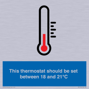MV10744: This thermostat should be set between 18 and 21?C