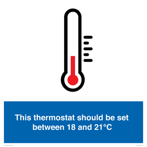 MV10744: This thermostat should be set between 18 and 21?C