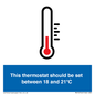MV10744: This thermostat should be set between 18 and 21?C