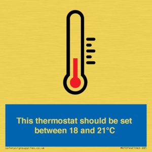 MV10744: This thermostat should be set between 18 and 21?C