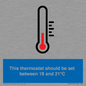 MV10744: This thermostat should be set between 18 and 21?C