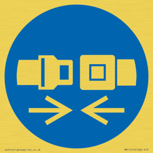 MV11415: Mandatory: Wear safety belts