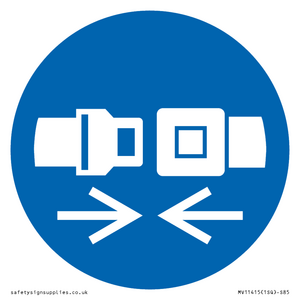 MV11415: Mandatory: Wear safety belts