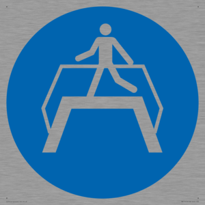 MV11419: Mandatory: Use footbridge