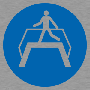 MV11419: Mandatory: Use footbridge