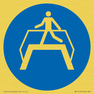 MV11419: Mandatory: Use footbridge