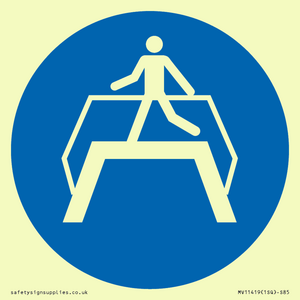 MV11419: Mandatory: Use footbridge