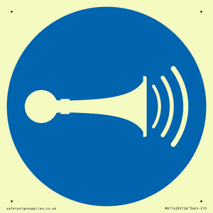 MV11429: Mandatory: Sound horn