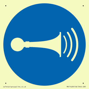 MV11429: Mandatory: Sound horn