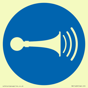 MV11429: Mandatory: Sound horn