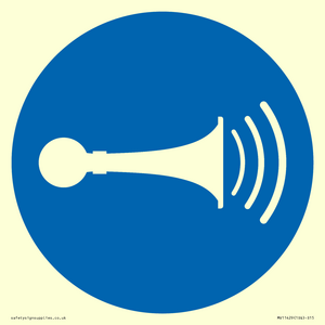 MV11429: Mandatory: Sound horn