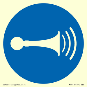 MV11429: Mandatory: Sound horn