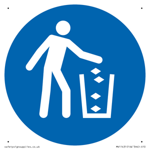 MV11431: Mandatory: Use litter bin