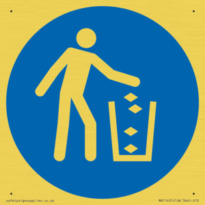 MV11431: Mandatory: Use litter bin