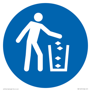 MV11431: Mandatory: Use litter bin