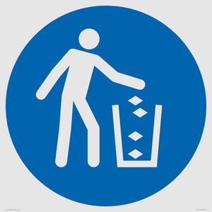 MV11431: Mandatory: Use litter bin