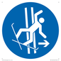 MV11443: Mandatory: Immediately leave the tow-track in the event of falling