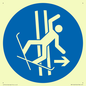 MV11443: Mandatory: Immediately leave the tow-track in the event of falling