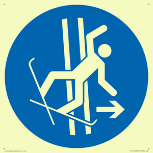 MV11443: Mandatory: Immediately leave the tow-track in the event of falling