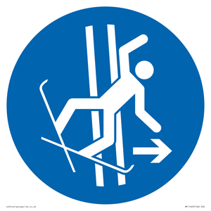 MV11443: Mandatory: Immediately leave the tow-track in the event of falling