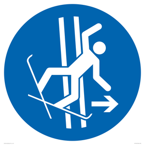 MV11443: Mandatory: Immediately leave the tow-track in the event of falling