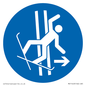 MV11443: Mandatory: Immediately leave the tow-track in the event of falling