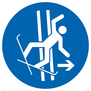 MV11443: Mandatory: Immediately leave the tow-track in the event of falling