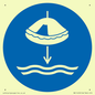 MV11453: Mandatory: Lower liferaft to the water in launch sequence