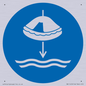 MV11453: Mandatory: Lower liferaft to the water in launch sequence