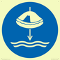MV11453: Mandatory: Lower liferaft to the water in launch sequence