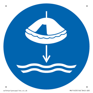 MV11453: Mandatory: Lower liferaft to the water in launch sequence