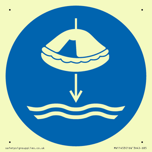 MV11453: Mandatory: Lower liferaft to the water in launch sequence