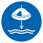 MV11453: Mandatory: Lower liferaft to the water in launch sequence