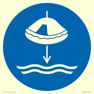 MV11453: Mandatory: Lower liferaft to the water in launch sequence