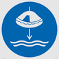 MV11453: Mandatory: Lower liferaft to the water in launch sequence