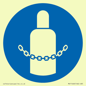 MV11466: Mandatory: Secure gas cylinders