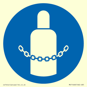 MV11466: Mandatory: Secure gas cylinders